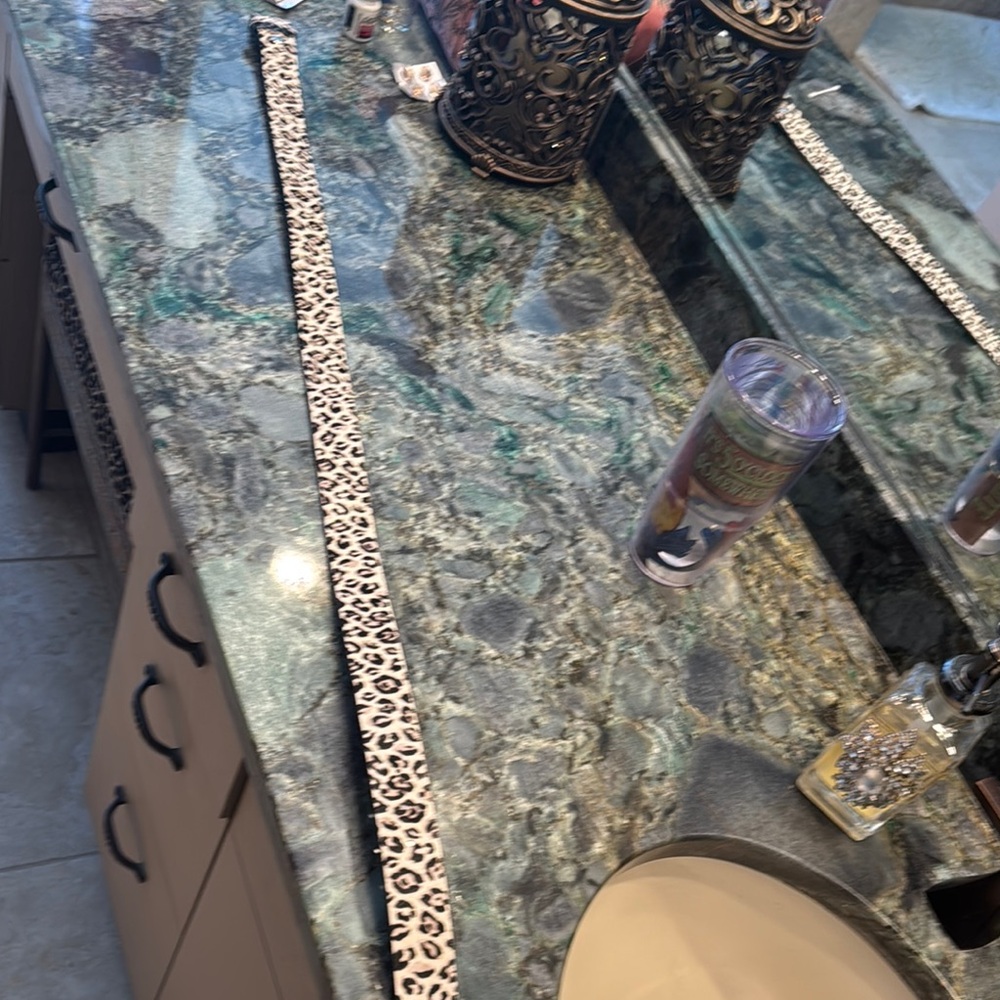 Leopard Print Women's Belt - Picture 4 of 6